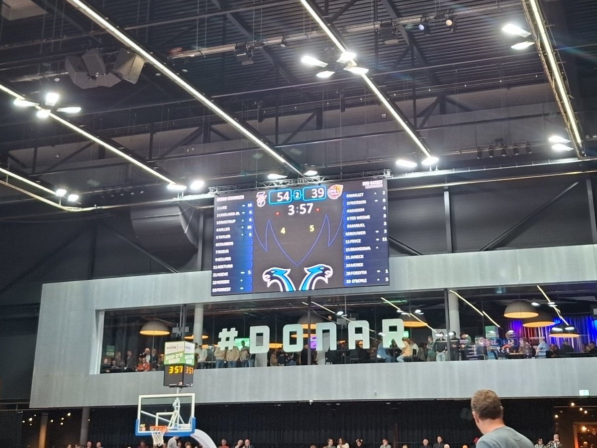 We staan voor, maar daar leek het in het begin helemaal niet op!
<a href="/Donar_Official/">Donar Groningen</a>

"Let the basketball do the talking, not your mouth Austin Luke!"