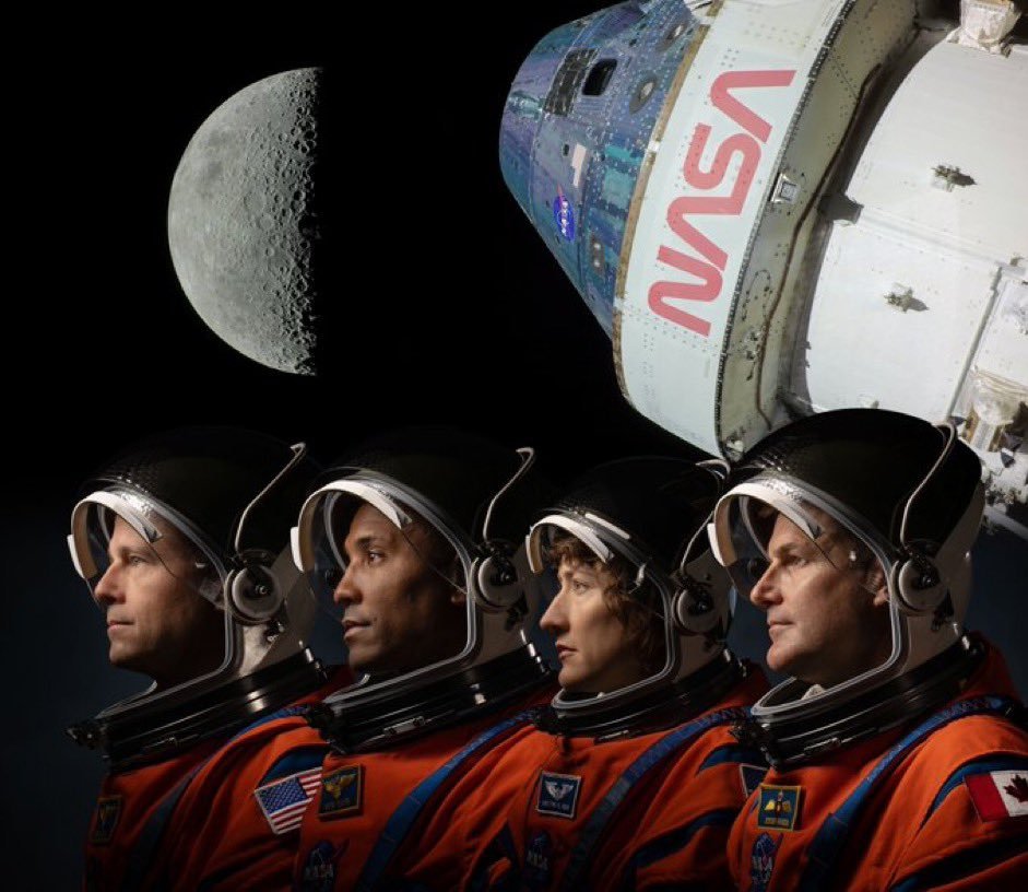 KKsonwal's tweet photo. USA is returning to moon, But this time stay longer then ever before and set the base for future mars mission, the Artemis 2 crew will become the first people to escape The Earth gravitational influence 46 years. #Artemis2 https://t.co/WwRgsjCzBj
