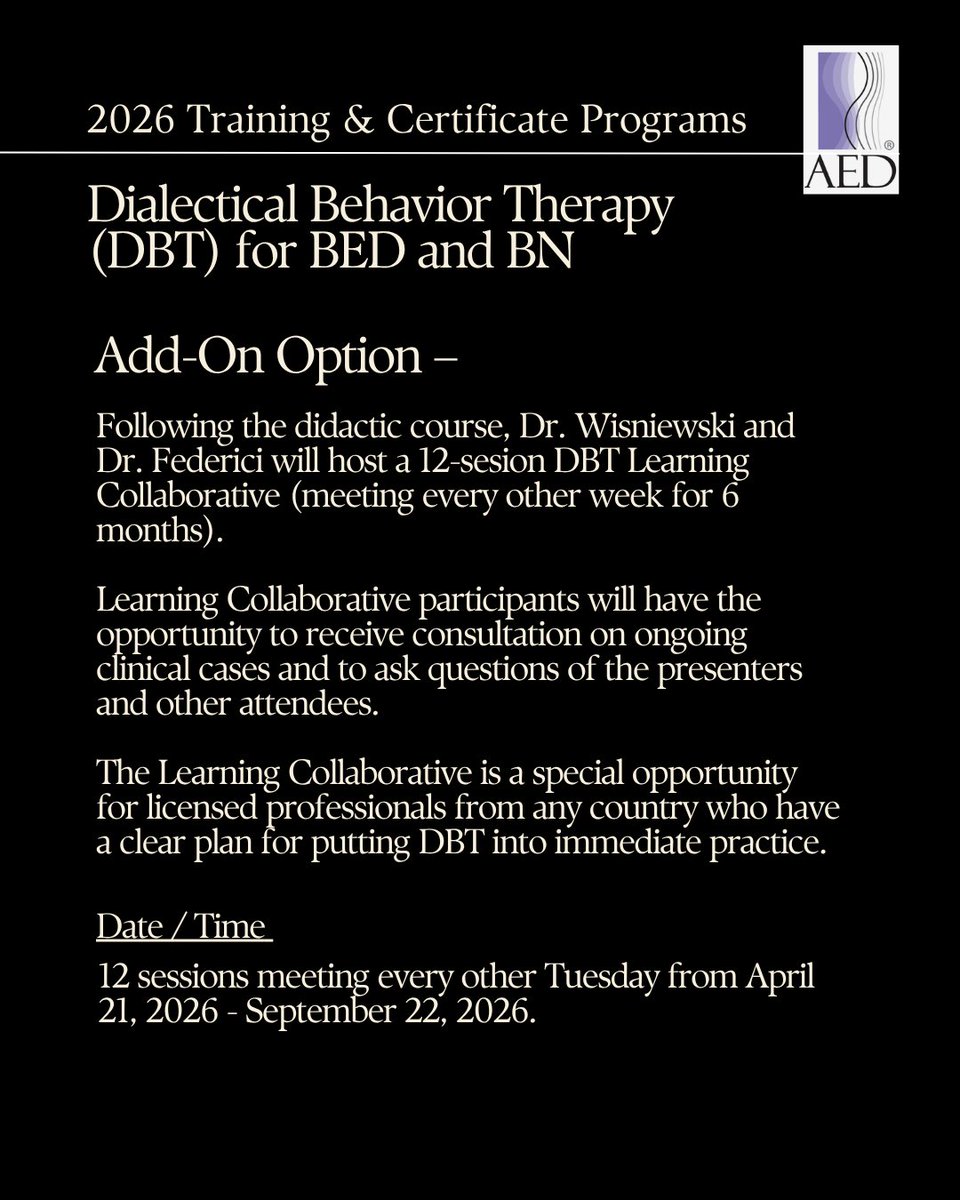 Academy for Eating Disorders tweet media
