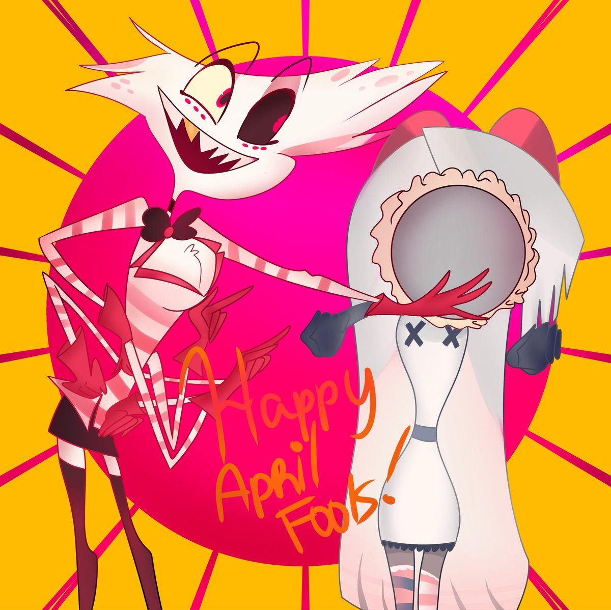 tr0ller_67's tweet photo. ¡HAPPY APRIL FOOLS DAY! #spidermoth #angeldustfanart #hazbinhotelVaggie #Happyaprilfoolsday https://t.co/BS3u173UZu