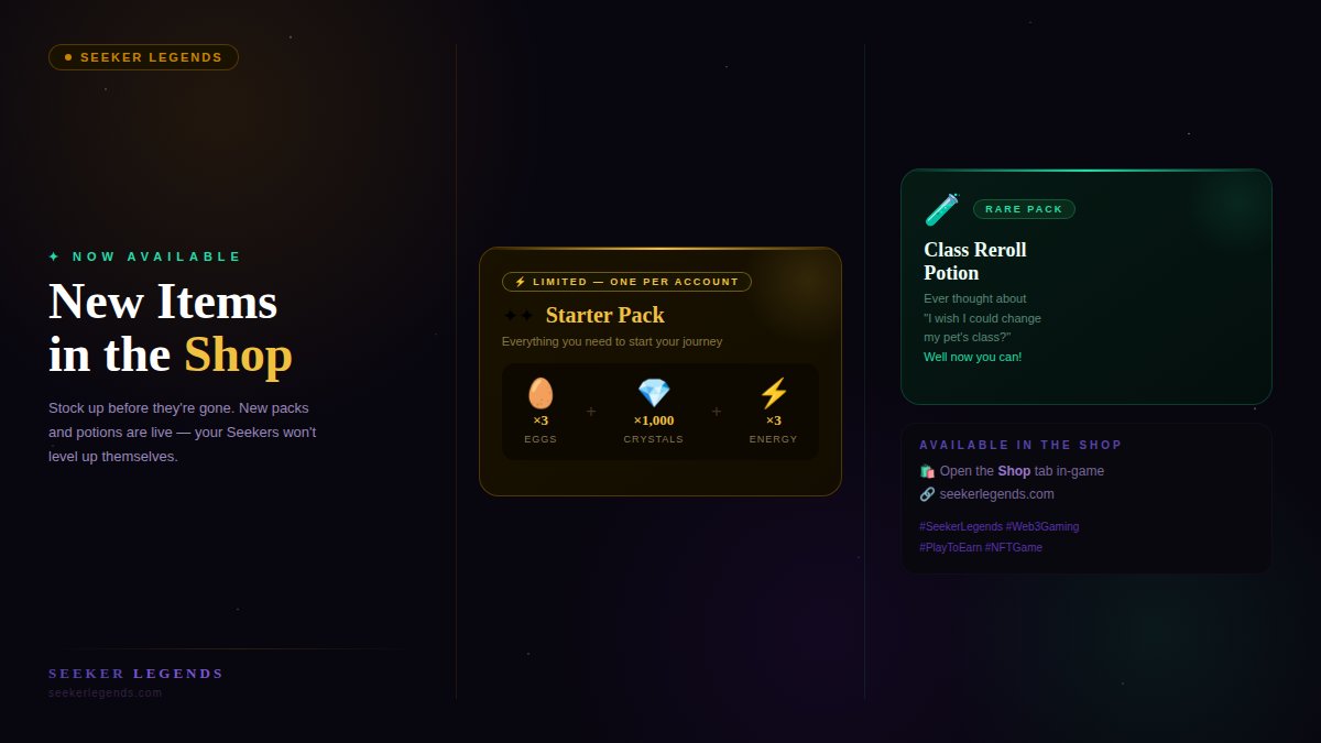 Seeker Legends tweet media