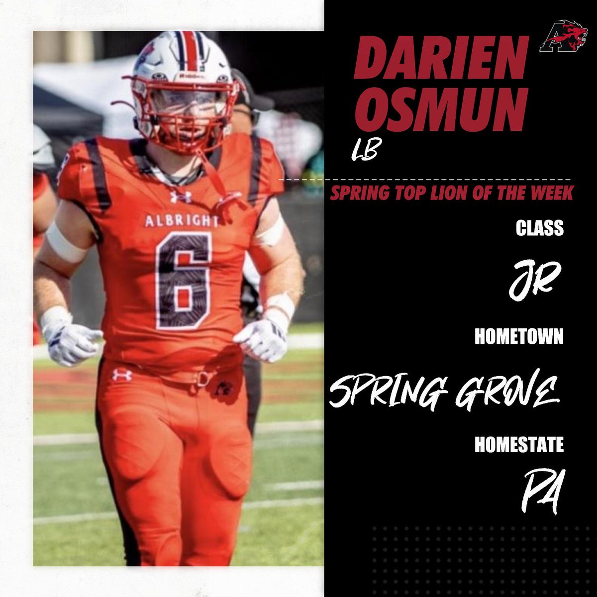 Albright Football tweet media