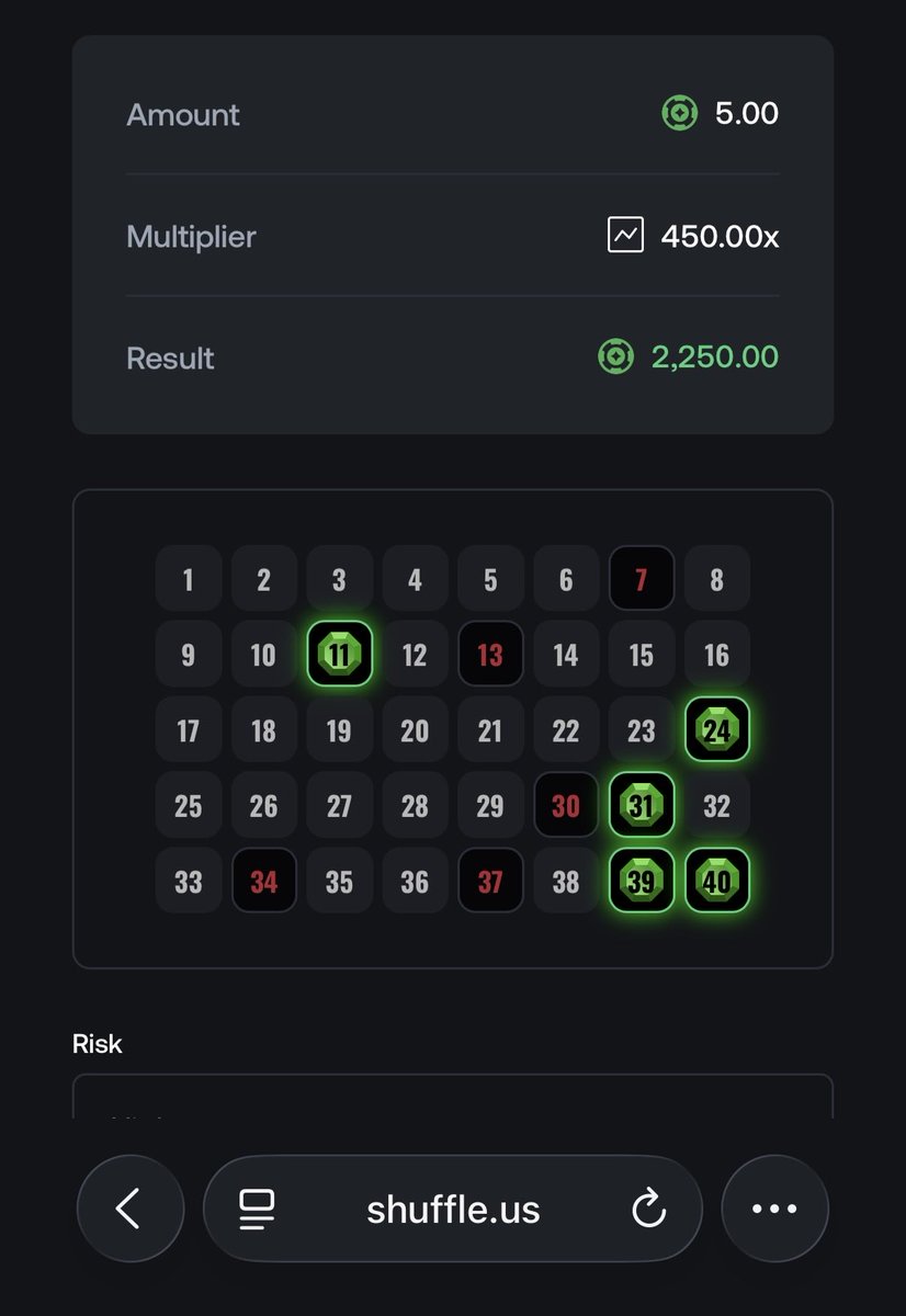 Took my leaderboard payout from <a href="/BtcsTv/">BTCs</a> straight to keno for a cheeky $5k cash out on <a href="/ShuffleUSA/">Shuffle.US</a> 😏