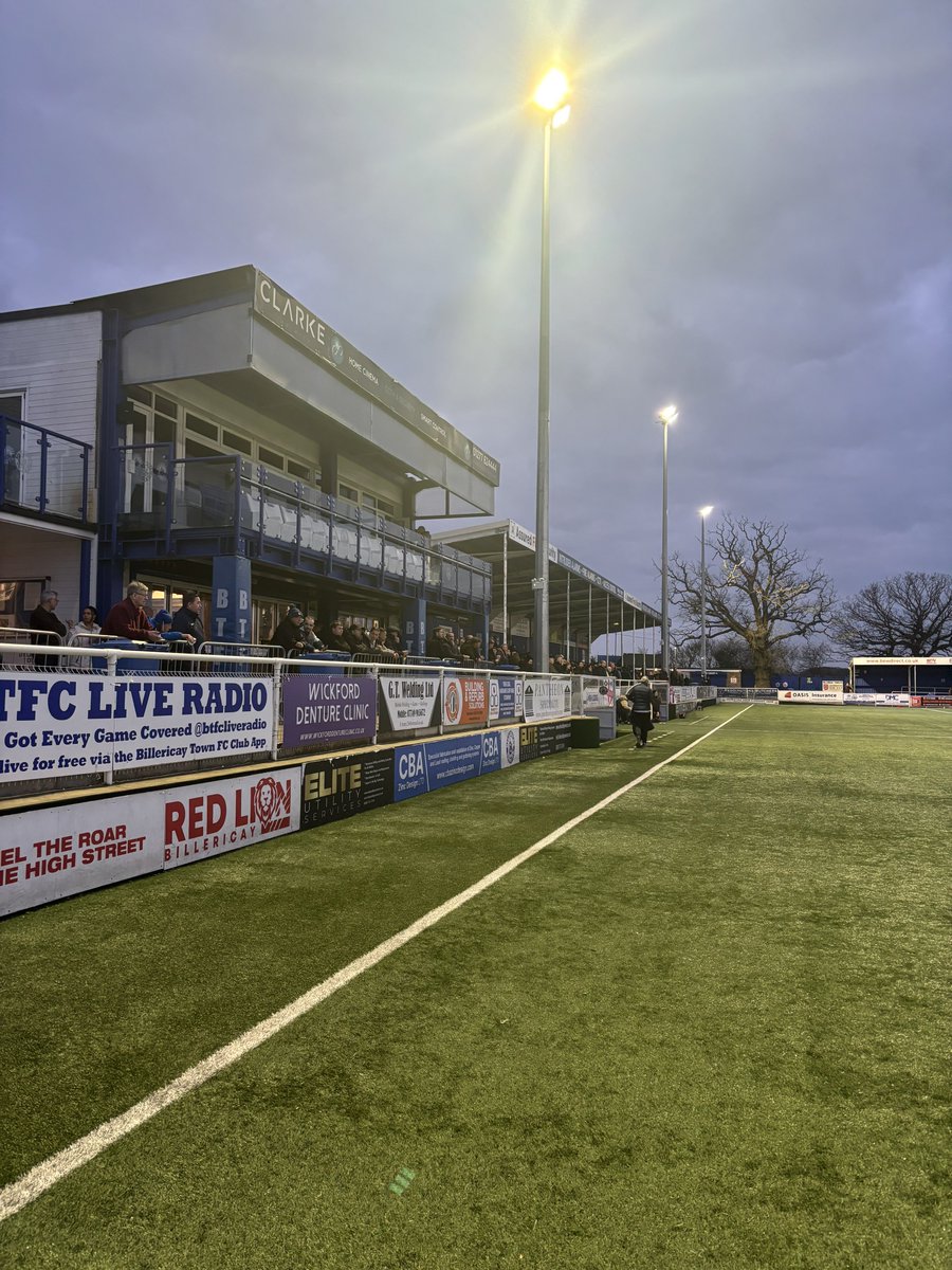 EssexSenior's tweet photo. The countdown to kick off is ON! ⏳ 

The stands are filling up, and it’s nearly time for the first while of the 2026 #ESL Cup Finals! 

#BarkingFC #BuckhurstHill https://t.co/hXV5GWO6JW