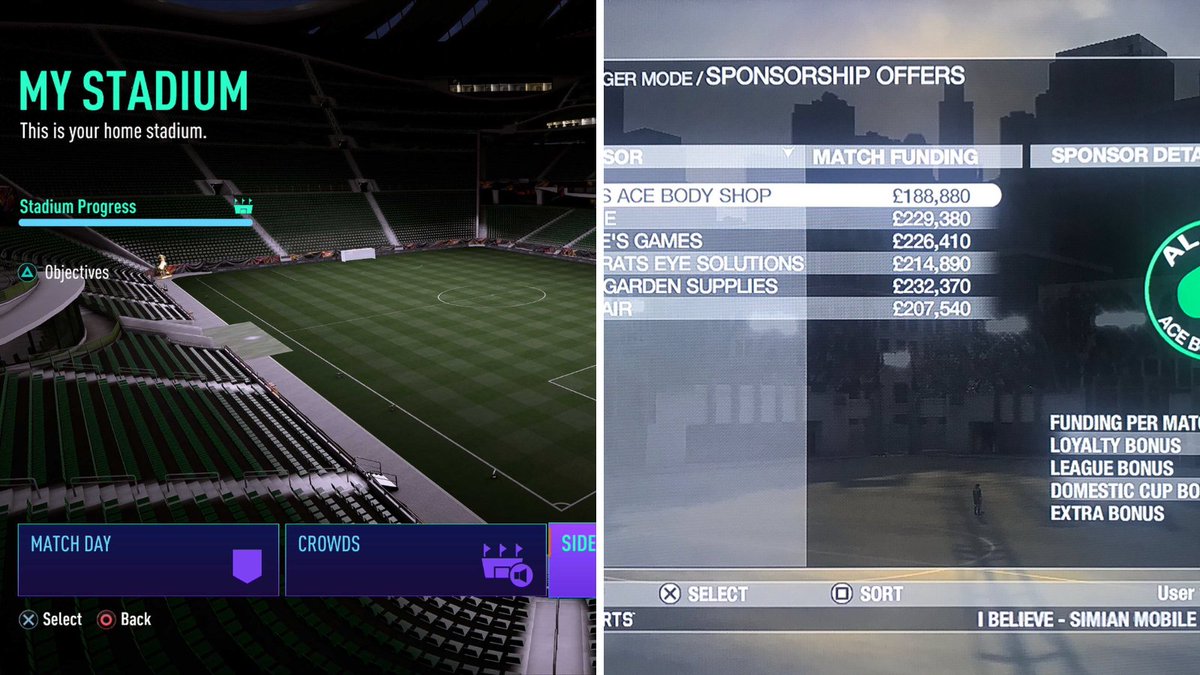 Career Mode features to be in EA Sports FC 27:  1. Stadium builder  2. Sponsors   #CareerMode #FIFA #EASportsFC27 #EASPORTSFC #EAFC #FC27