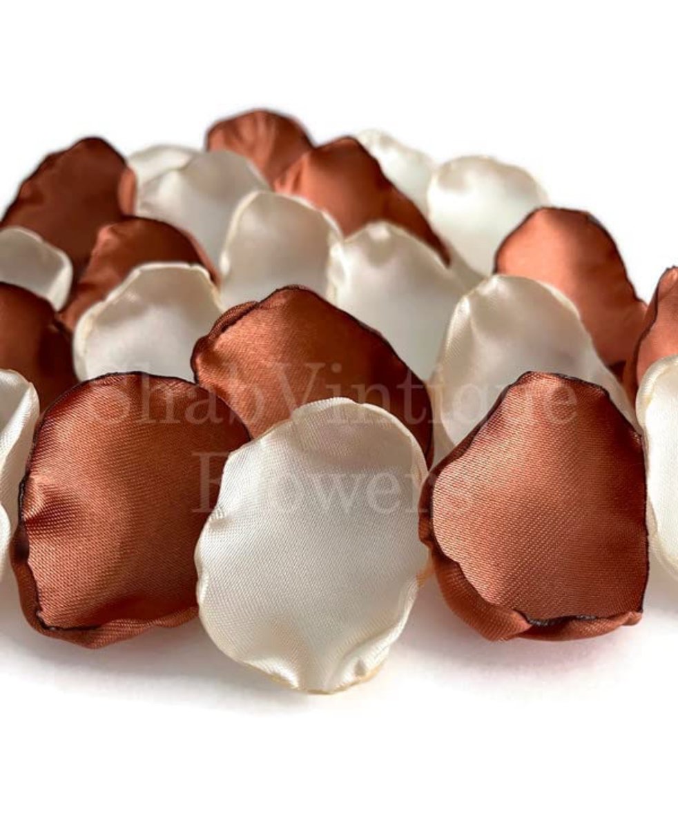 ShabVintiqueFwr's tweet photo. "Add a touch of elegance and rustic charm to your special celebrations with these 100 Terracotta Ivory Flower Petals. Add it to your collection now: https://t.co/uaTQ2wNjGO
#BohoWeddingDecor #RusticWedding #WeddingAisleDecor #TableDecor #PopOfColor #AmazonHandmade. https://t.co/YAZAxbRUiX