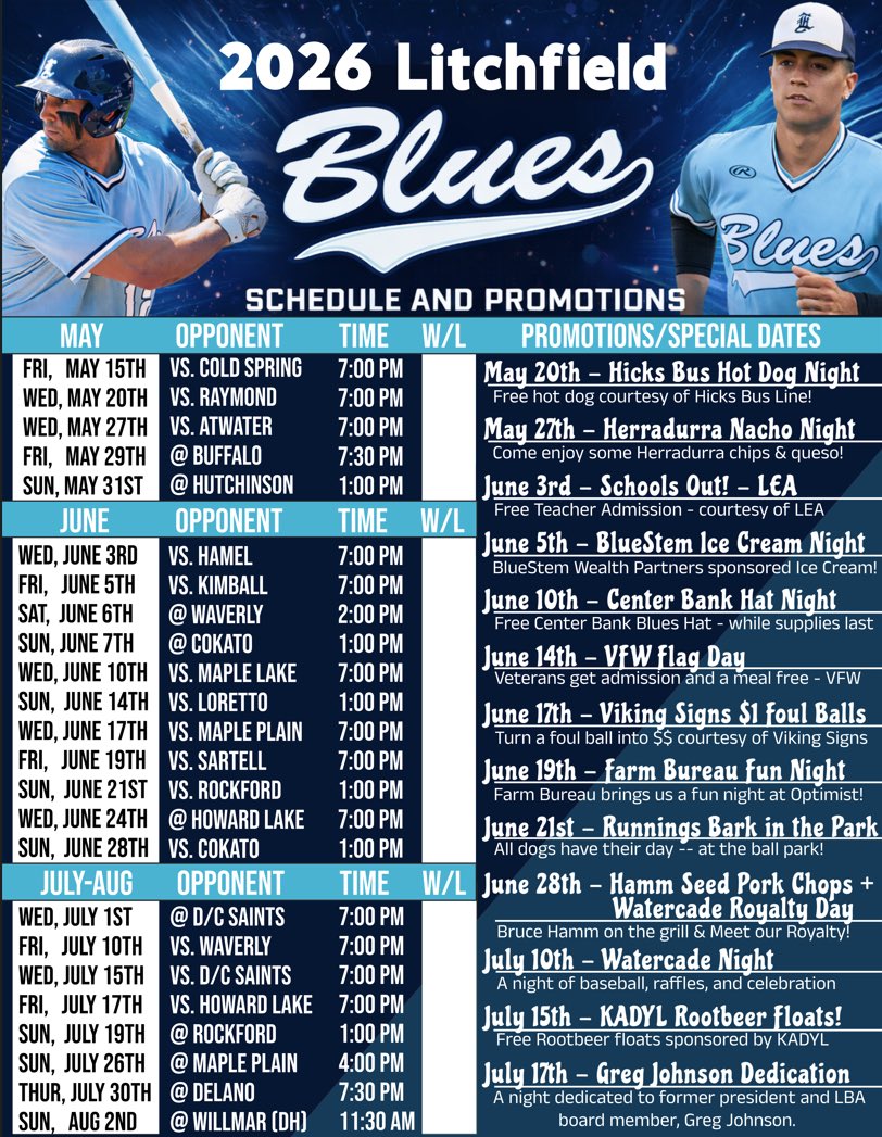 Litchfield Blues tweet media