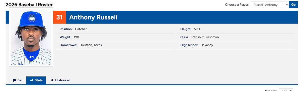 DekaneyBaseball's tweet photo. Congrats to @AnthonyIRussell  on your first collegiate hit! The first of many more to come. Keep working, keep growing, and keep making us proud. #wildcatpride https://t.co/hd09MYxDro