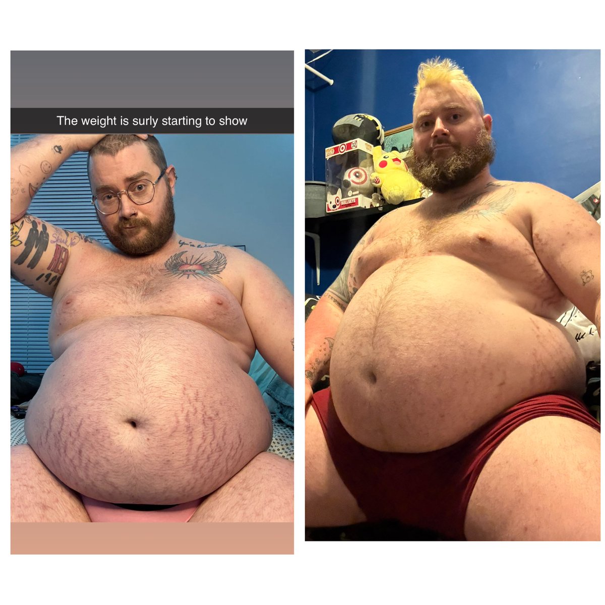 yattedchubzaddy's tweet photo. Rounder &amp; blonder these days :) https://t.co/BKaF26tO1H