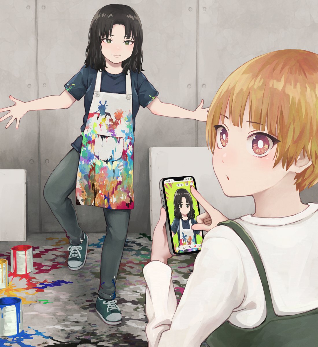 お前が描くんかい