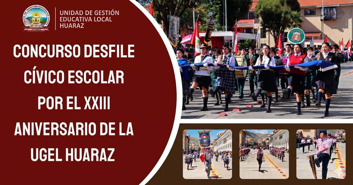 UHuaraz's tweet photo. #Invitación  | | 🔻 𝐂𝐎𝐍𝐂𝐔𝐑𝐒𝐎 𝐃𝐄𝐒𝐅𝐈𝐋𝐄 𝐂𝐈́𝐕𝐈𝐂𝐎 𝐄𝐒𝐂𝐎𝐋𝐀𝐑 𝐏𝐎𝐑 𝐄𝐋 𝐗𝐗𝐈𝐈𝐈 𝐀𝐍𝐈𝐕𝐄𝐑𝐒𝐀𝐑𝐈𝐎 𝐃𝐄 𝐋𝐀 𝐔𝐆𝐄𝐋 𝐇𝐔𝐀𝐑𝐀𝐙 🔻
✅  Inscripcipon siguiente enlace o código QR:
https://t.co/Nvpzd7rqIJ https://t.co/kDkBg2WLQ5