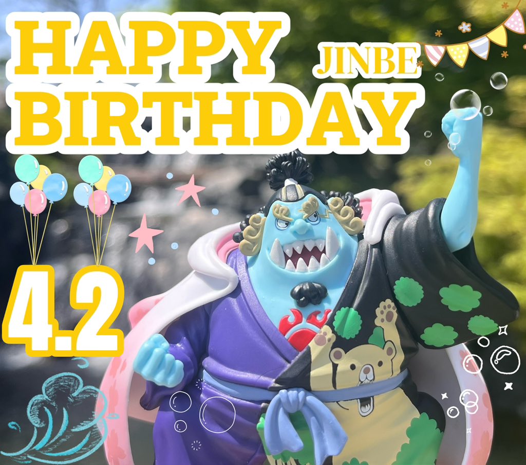 2026.04.02
HAPPY BIRTHDAY JINBE
#ONEPIECE 
#ジンベエ誕生祭2026 
#ジンベエ生誕祭2026
