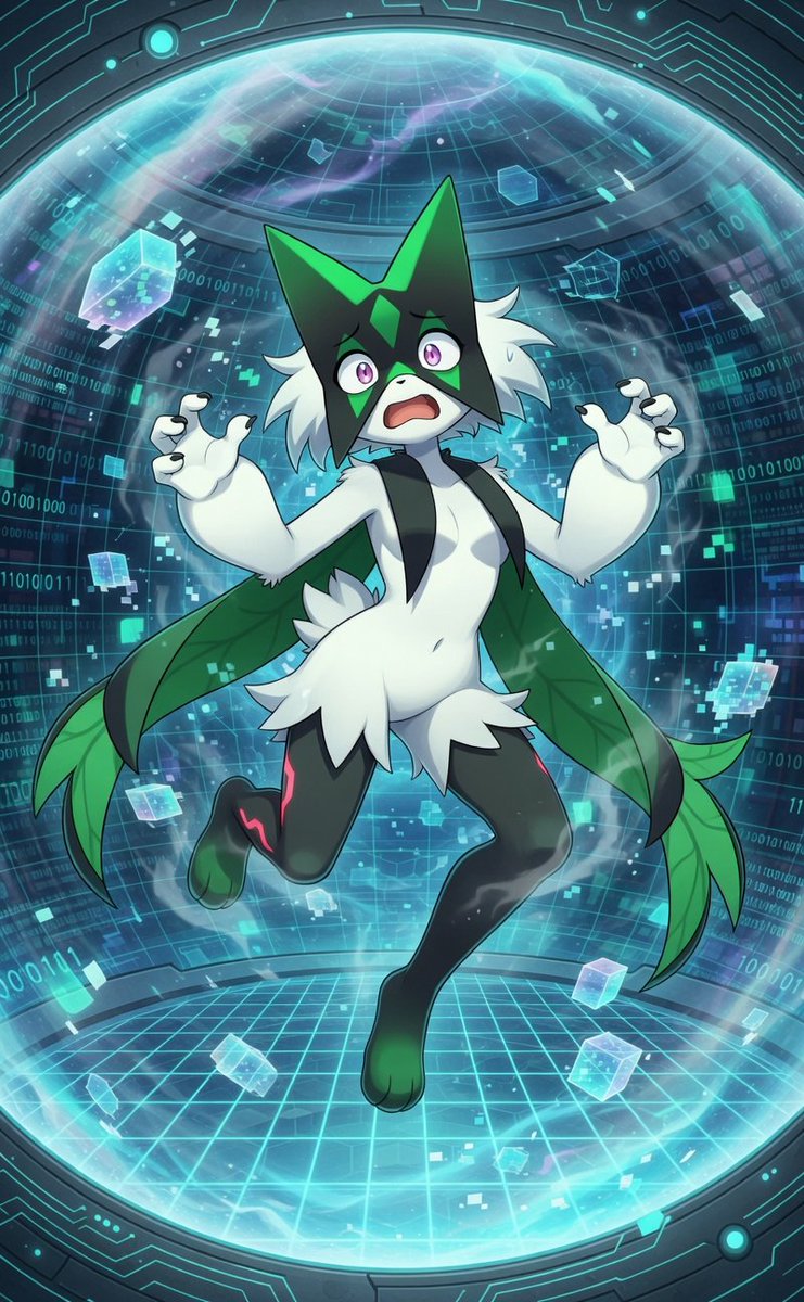 Corrupted Pokeslut Meowscarada tweet media