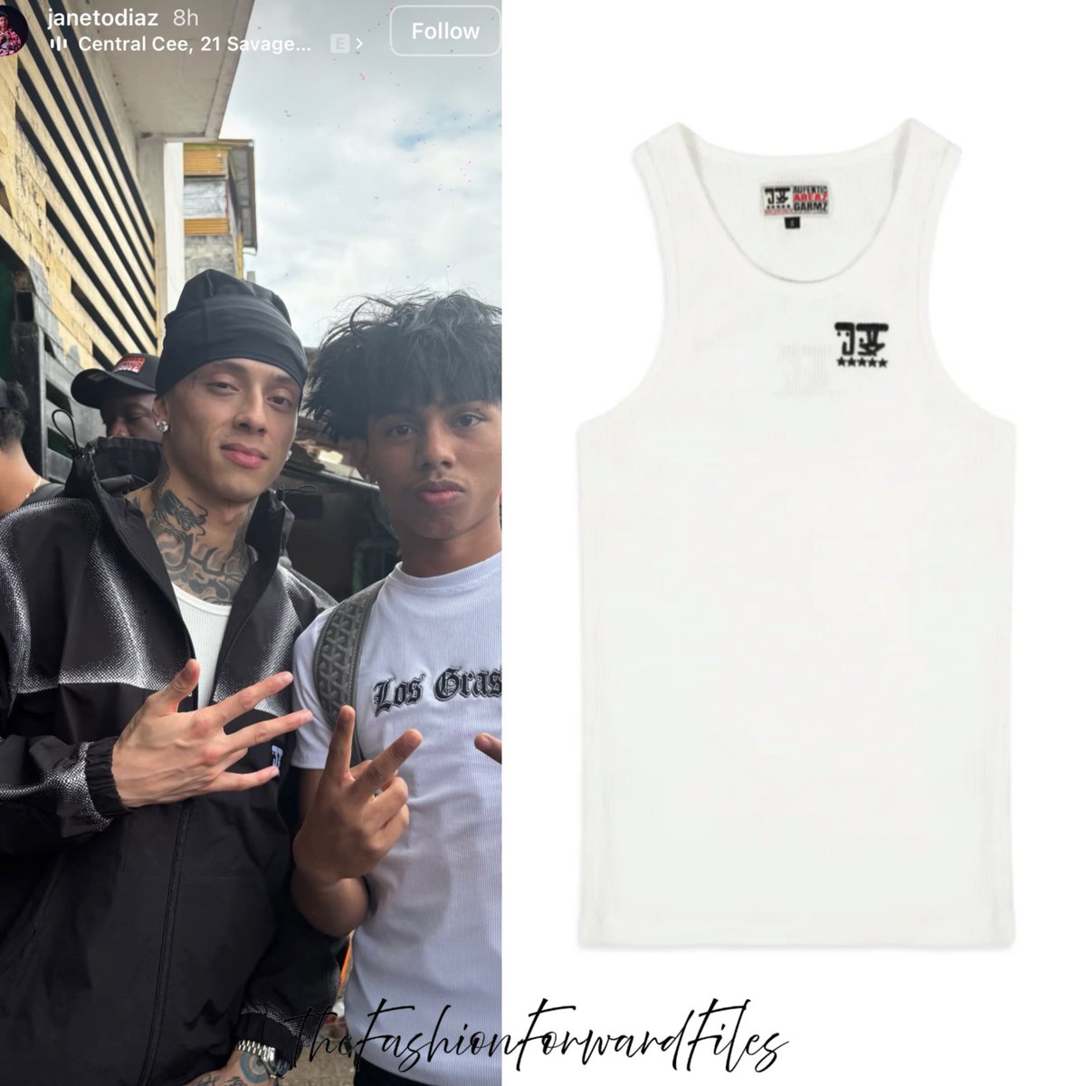 FashFwrdFiles's tweet image. Central Cee wears a Judah Tribe big boss tank top in white. Photo credits to @janetodiaz 
-
#judahtribe  @centralcee #centralcee #centralceetypebeat #centralceeedit #centralcee23