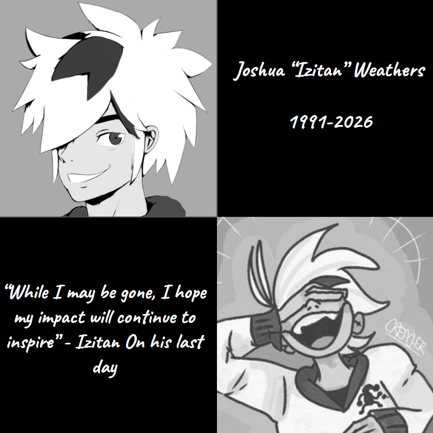 agamids's tweet photo. I have been entrusted to announce this sad news on behalf of his family. 

It is with a heavy heart that I must announce that Izitan, a beloved RFC mod, has passed away from a terminal case of human immunodeficiency virus. This is tough but his impact will not be forgotten. 

o7 https://t.co/KPb3Ppd5Cf