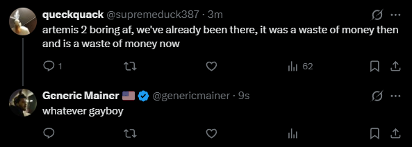 absolutely dunked on this random nerd