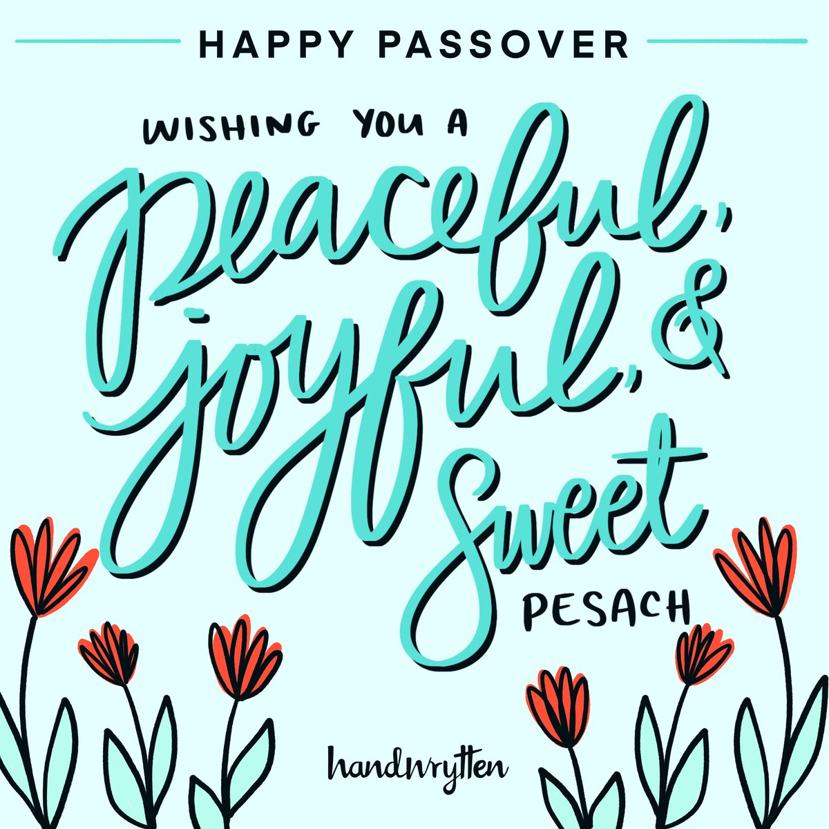 Handwrytten's tweet image. Wishing everyone celebrating a meaningful and peaceful Passover.

May this season be filled with reflection, tradition, and time spent with the people who matter most. ✡️✨

#Handwrytten #Passover #HappyPassover #HolidayWishes #Spring #Community #ChagSameach #Passover2026