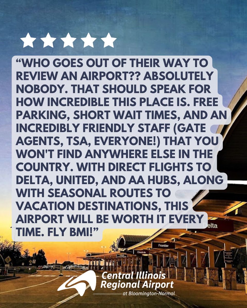 Central Illinois Regional Airport tweet media