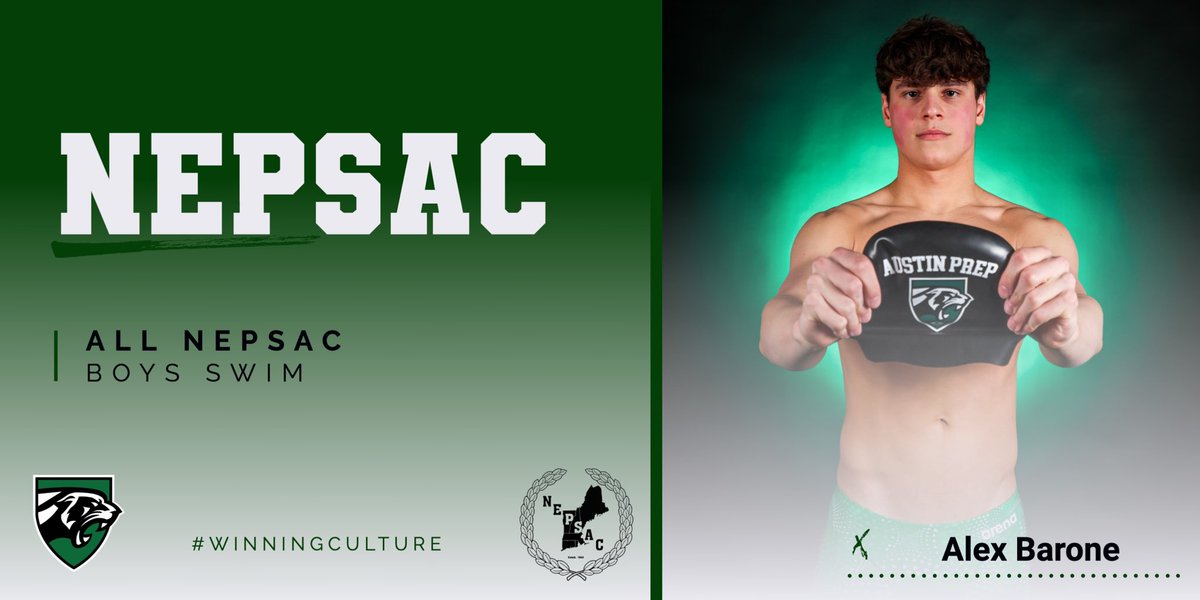 AustinPrepAD's tweet image. Congratulations to our Winter All NEPSAC award winners for @AustinPrepSwim Alex Barone &amp;amp; Matt Janian #Unitas #winningculture