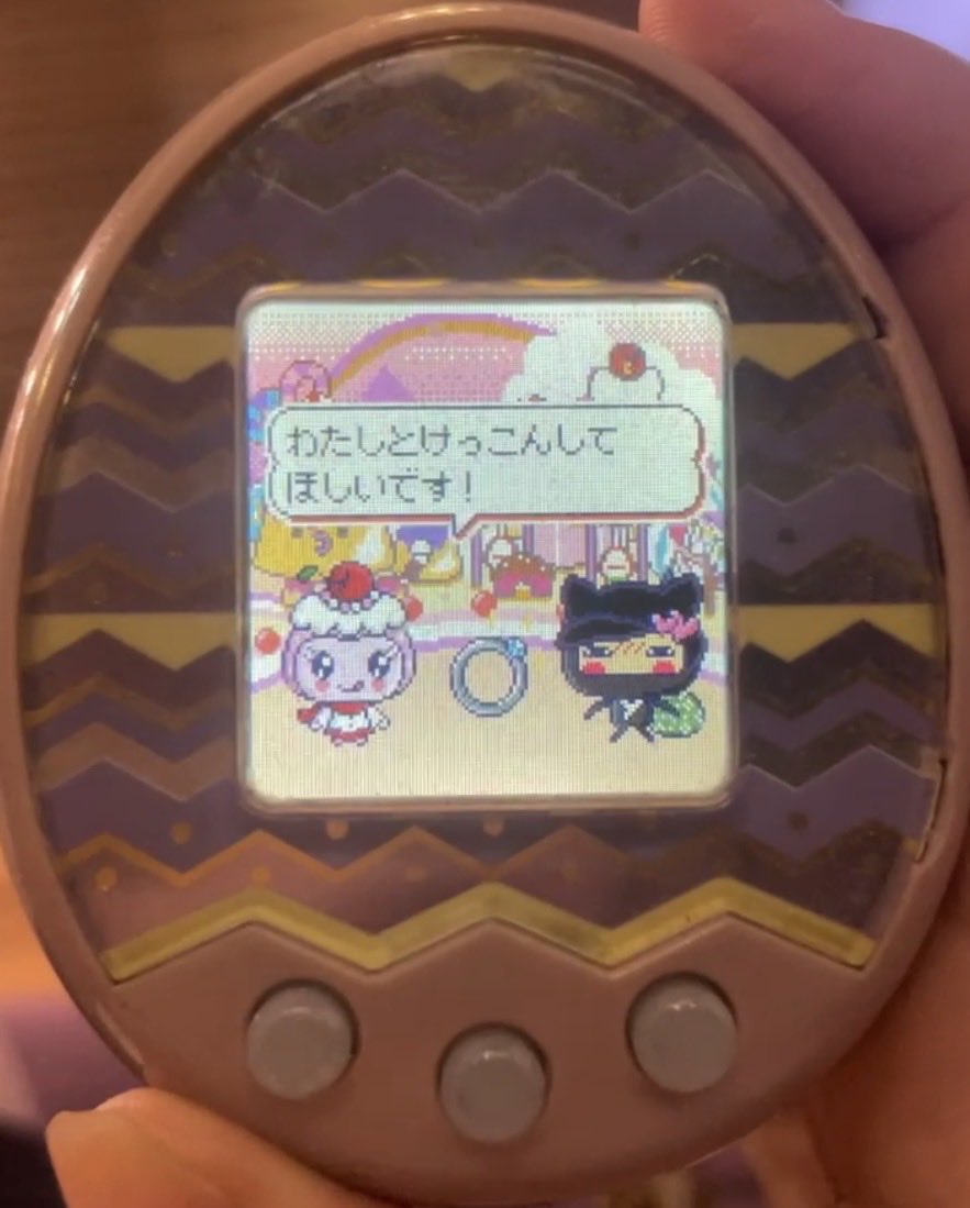 みんなおはよう☆*:.｡. o(≧▽≦)o .｡.:*☆
今日もみんながふとした時にこえだのことを考えて元気になりますように❤︎

いつしかのたまごっちプローポーズシーンのせとく☆*:.｡. o(≧▽≦)o .｡.:*☆❤︎
