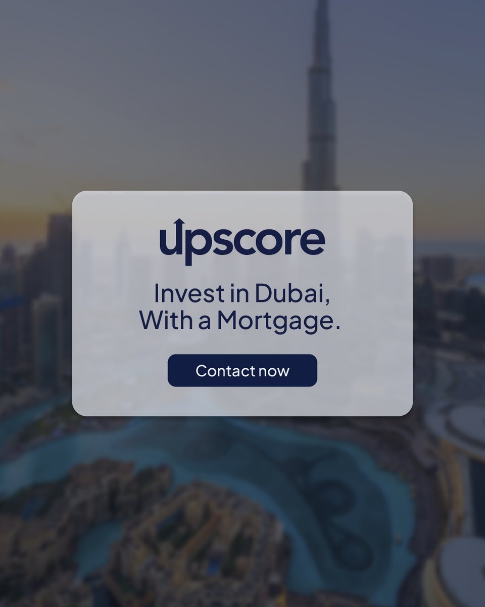 UpscoreApp's tweet photo. Dubai it’s attracting global capital. Low taxes. Pro-investment policies. World-class infrastructure. For many international buyers, Dubai represents lifestyle and long-term direction.

💻 Apply 100% online
🏦 Access UAE lenders

 Invest in Dubai, With a Mortgage #DubaiRealEstate https://t.co/CHCnvnNljX