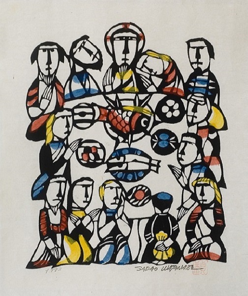 The last supper (1992) by Sadao Watanabe. 最後の晩餐 (1992年 The last supper (1992) by Sadao Watanabe. 最後の晩餐 (1992年