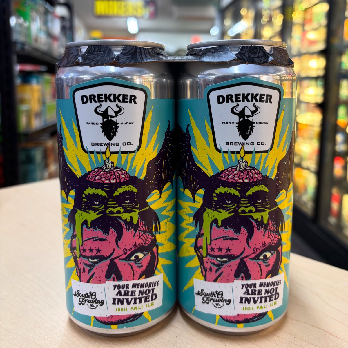 HarleysLiquor's tweet photo. Your memories are not invited- IPA Collab w/ @southobrewco 🧠🍻

@DrekkerBrewing 

#newbeer #beergoals #goodbeer #craftbeer #beercollab #beervibes #southobrewing #drekkerbrewing https://t.co/eTTK5394tF