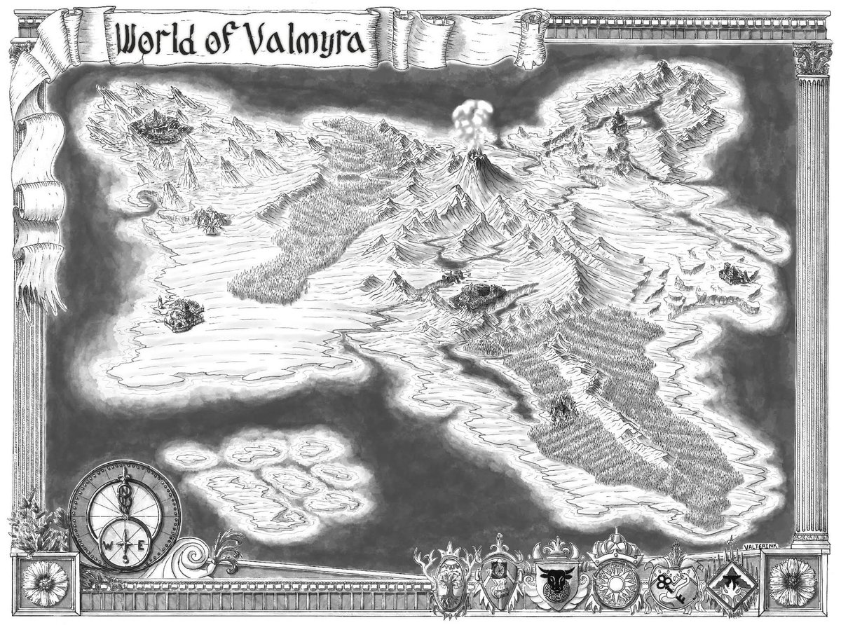 DMValterink's tweet photo. Most fantasy maps you see?

They already belong to worlds everyone knows.

That’s not what I do.

I work with the ones still taking shape—the stories being written quietly, the worlds that don’t have a visual identity yet. 1/3 https://t.co/stB3Xlp8Fb