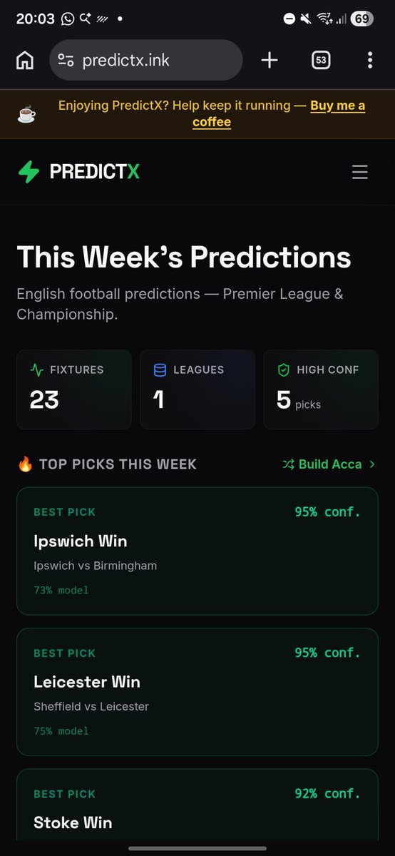 BetwiseSoccer's tweet photo. New Soccer prediction app! **FREE** BETA! https://t.co/SC7c2UWTOA