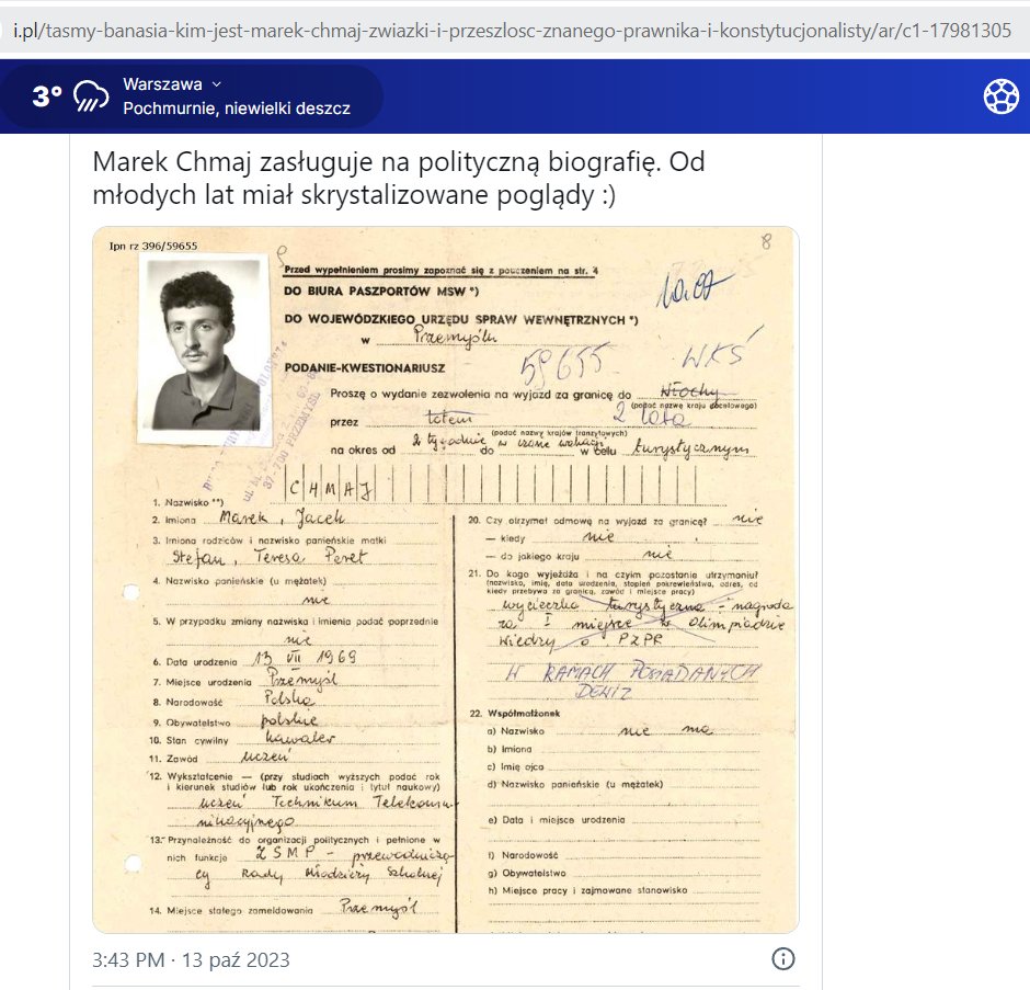 Dariusz Lipiński tweet media