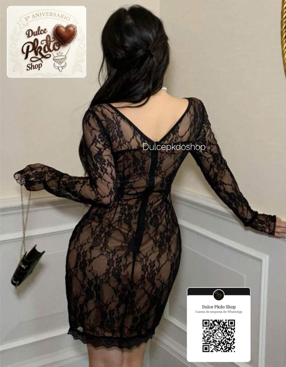 Sensual vestido de encaje un diseño mega preciosísimo😍👌🏻🌹

🫴🏻Disponible en talla:CH,M,G y XL

Pedidos y proceso de compra por MD o WhatsApp!!!🛍️🛒💳📩