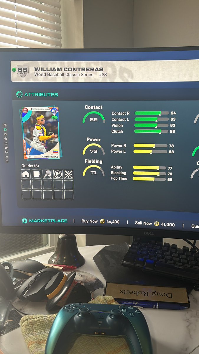 RealDougRoberts's tweet photo. @MLBTheShow none the card attributes are not matching from the squad page vs going into the specific card. what am i missing !? https://t.co/K5Aa89Mwu6