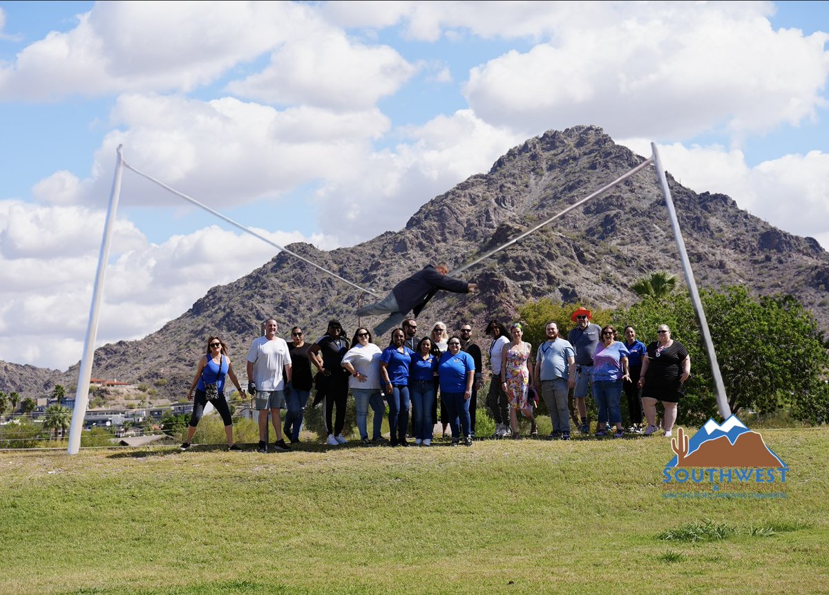 We may have taken “Spring Fling” a little too literally and it was worth it.
Inpatient, Community Living &amp; Marketing came together for a day full of fun, and connection.
Shoutout to Eddie Hernandez for testing the slingshot!
What’s your favorite workplace-friendly prank?