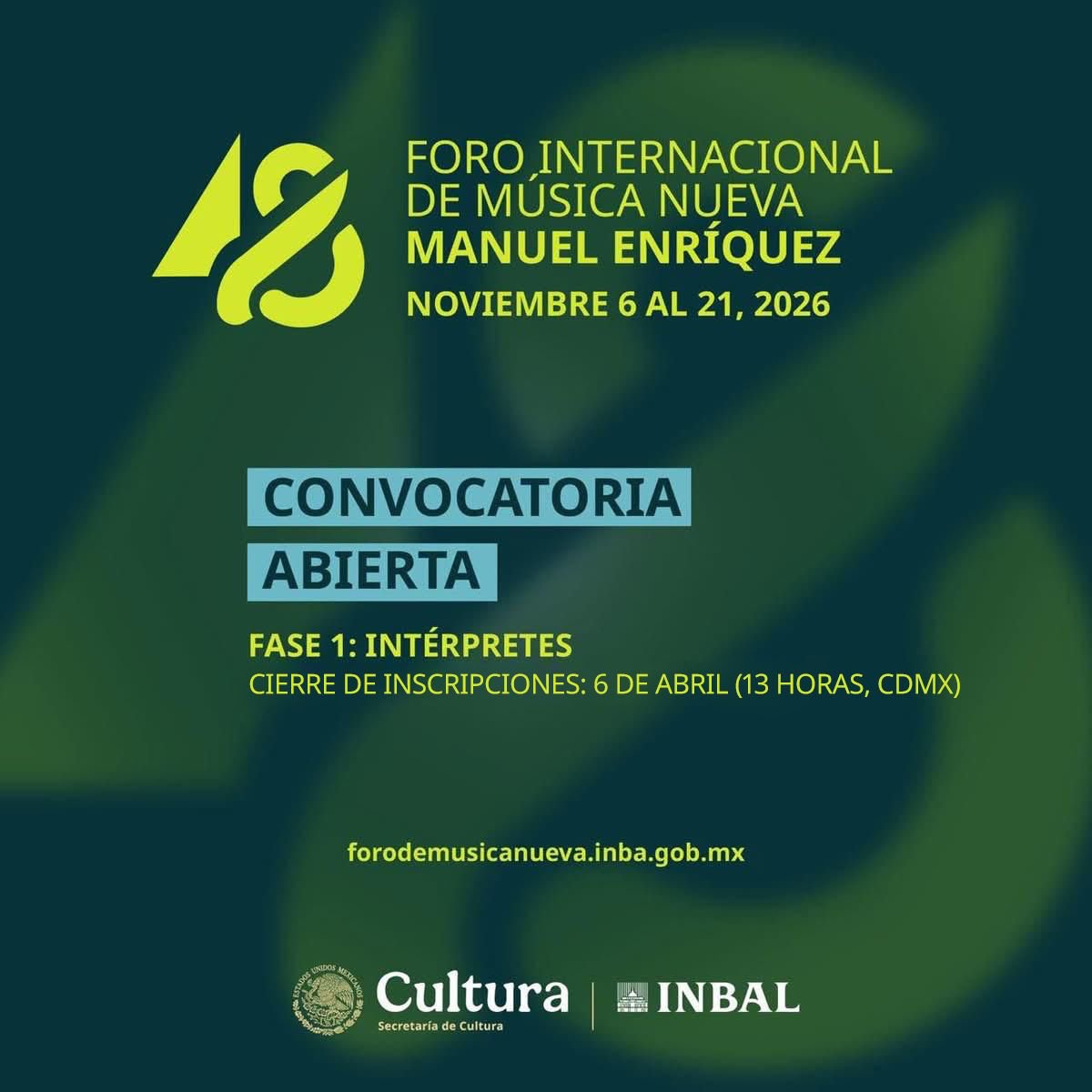 Instituto Nacional de Bellas Artes y Literatura tweet media