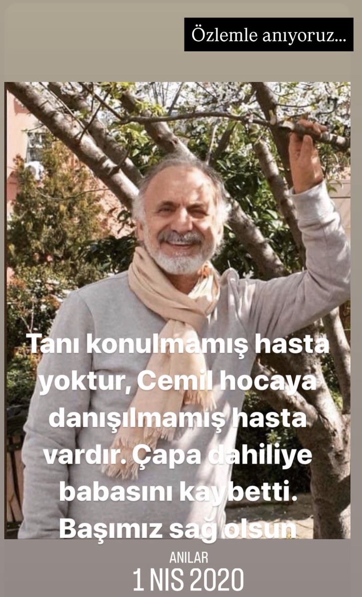 DahiliyeDoktoru's tweet photo. 6 yıl önce pandemi sürecinde kaybettiğimiz kıymetli hocamız Prof. Dr. Cemil Taşcıoğlu anısına… https://t.co/WheUsgkkjs