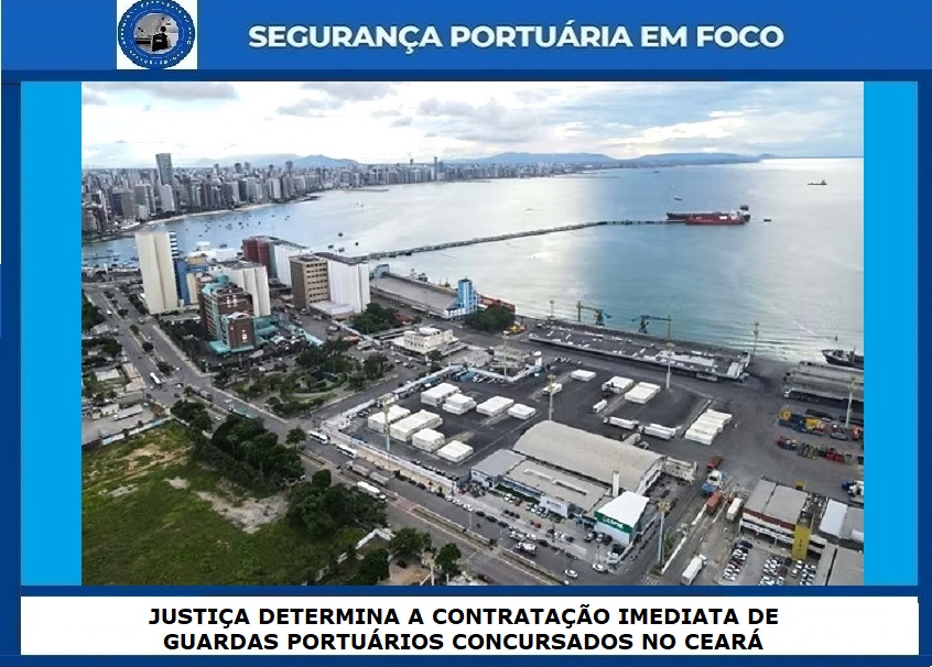 SEGPORTEMFOCO's tweet image. JUSTIÇA DETERMINA A CONTRATAÇÃO IMEDIATA DE GUARDAS PORTUÁRIOS CONCURSADOS NO CEARÁ
O juiz determinou a contratação de 15 candidatos aprovados no concurso público, e que já realizaram curso de formação,  até o dia 17.
#guardaportuaria #gport #guapor

Link:
segurancaportuariaemfoco.com.br/2026/03/justic…