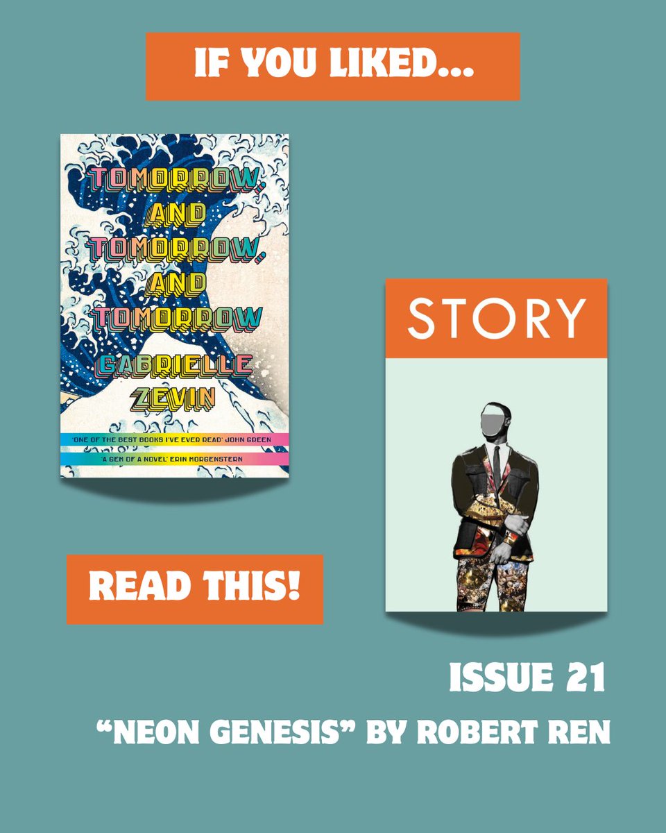 StoryLitMag's tweet photo. Looking for new book or story recommendations? Look no further! Check out some of these popular books and their popular STORY magazine counterpart.

Get your very own copy of STORY here: https://t.co/9eRfUjVSIF https://t.co/0yPqyxDHue
