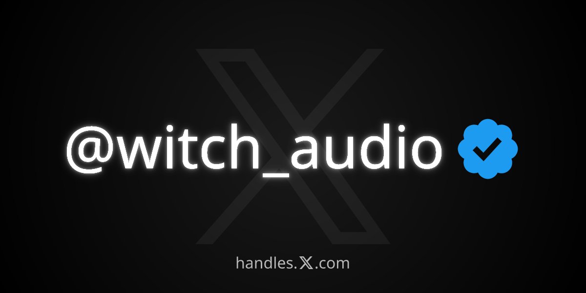 witch.audio tweet media