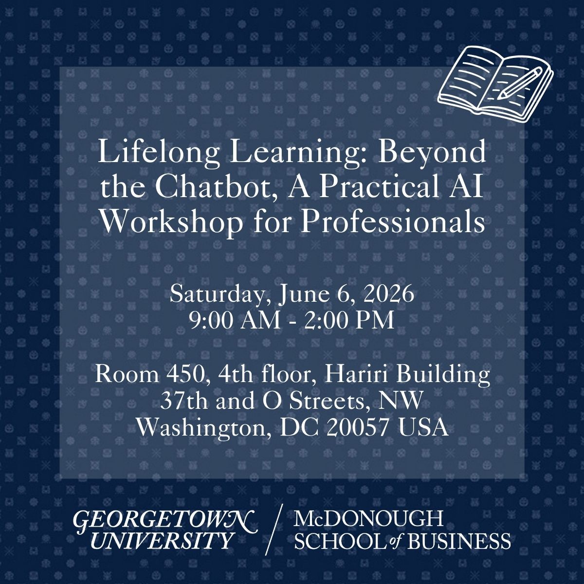 MSBalumni's tweet photo. Lifelong Learning: Beyond the Chatbot, A Practical AI Workshop for Professionals With Dr. Babak Zafari and Dr. Ali Pilehvar. Register here: https://t.co/u4ZnlS00yS https://t.co/Ad6AUtxtJ6
