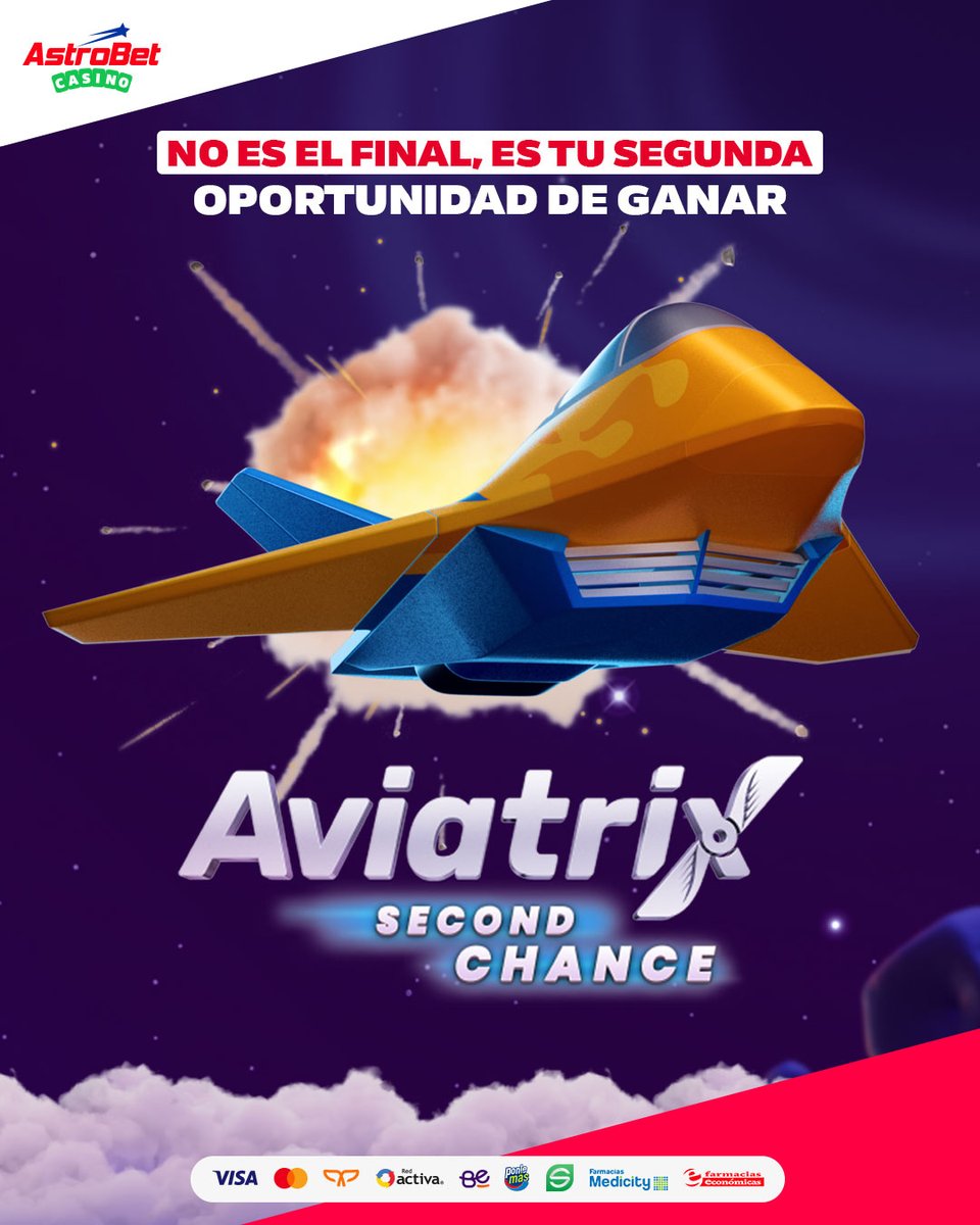 A veces una jugada no basta, por eos esta vez hay mas chances En #Aviatrix – Second Chance, puedes volver a intentarlo y buscar ese momento donde todo se da a tu favor.​

Juega ahora en Astrobet.ec 🐶​

#Astrobet #Ecuador