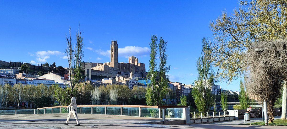xaviersole's tweet photo. 🌞 El dia i la 🌜nit #Lleida @TuroSeuVella
#ciutat #paisatge #skyline #primavera #colors #cel #llum #foscor #riu #Catalunya #somdeloest https://t.co/P5LcmjwOWs