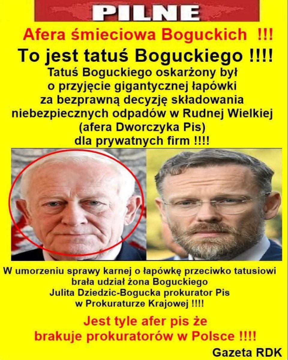 Piotr70225892's tweet photo. @BoguckiZbigniew @donaldtusk Będziesz siedział ❗❗❗
#CelaPlus
#CałyPiSKradnie https://t.co/siMRnDBLhb
