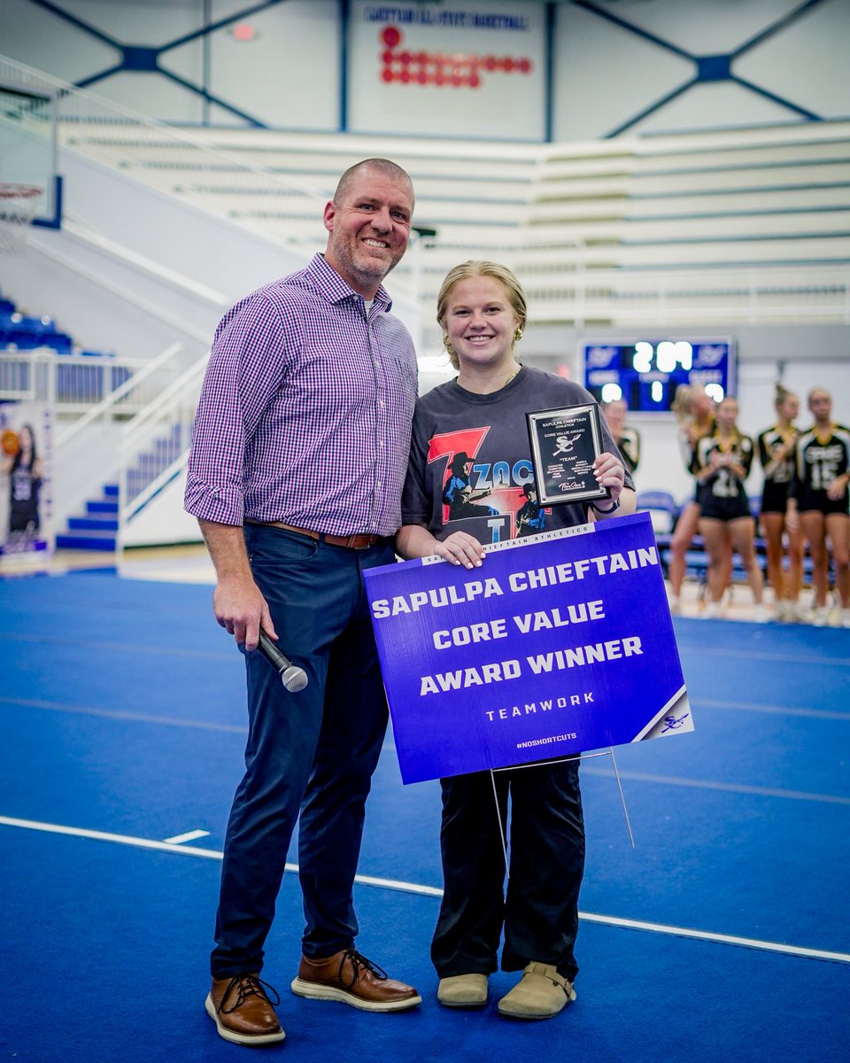 ChieftainAth's tweet photo. Congrats to 📣 SOPHOMORE Mercy Payne on being named the TEAMWORK #corevalue award winner!

Thank you to TierOne Lawn and Landscape for sponsoring this award!!

#onamission https://t.co/TGCIde7epS