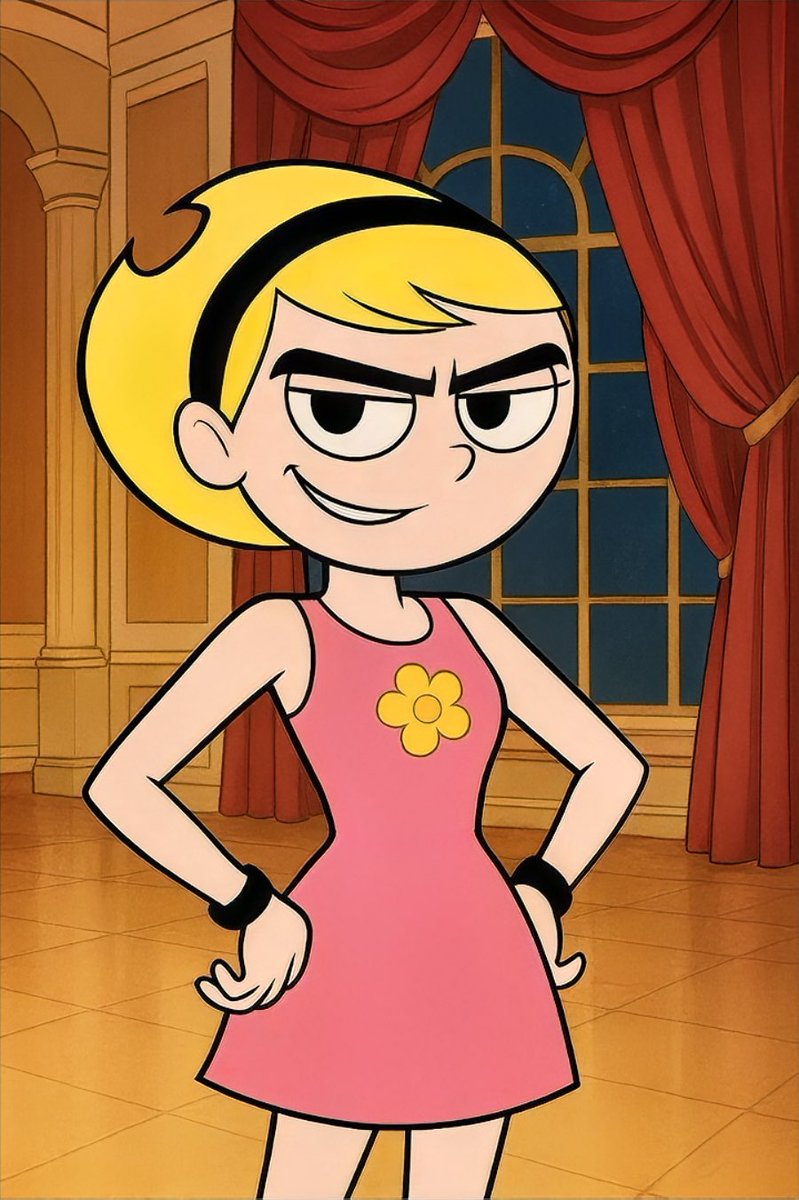 PiratePon's tweet photo. Mandy at the Ballroom again. #mandy #gpt #billyandmandy #waifuwednesday #aiarts #bingai https://t.co/R4bOAmiknd