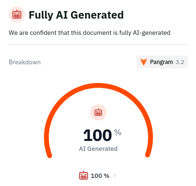 Pangram Labs tweet media