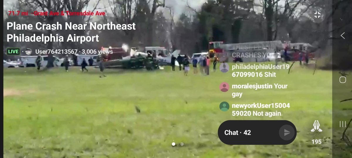 #LIVESTREAM of plane crash. One still trapped. #Watch: go.citizen.com/icYztCswZ1b