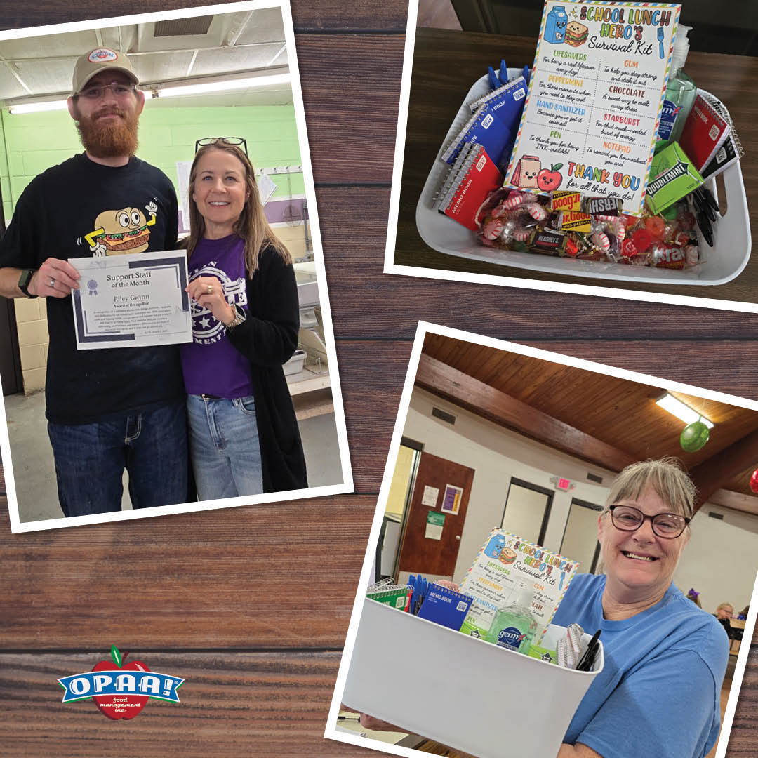 A great day in Vian! During the 5th Grade Breakfast with a Buddy this year, team member Riley was honored as Elementary support staff of the month, and the teachers surprised our team with a goodie box. So proud of our staff and positive culture they're building! 🏆 #maketheirday