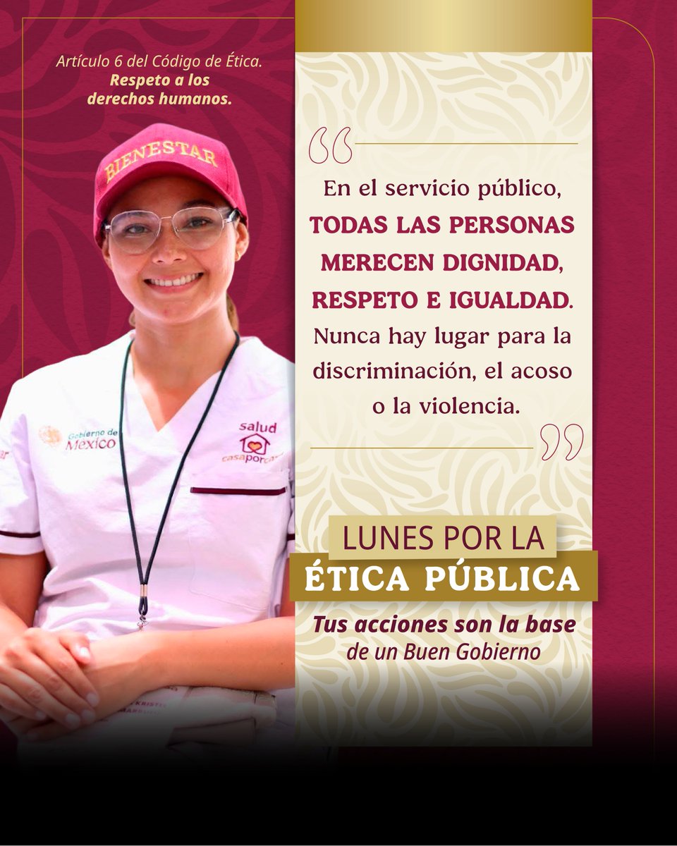 En el servicio público, como en ningún otro espacio, no hay lugar para el acoso ni para ninguna forma de violencia.