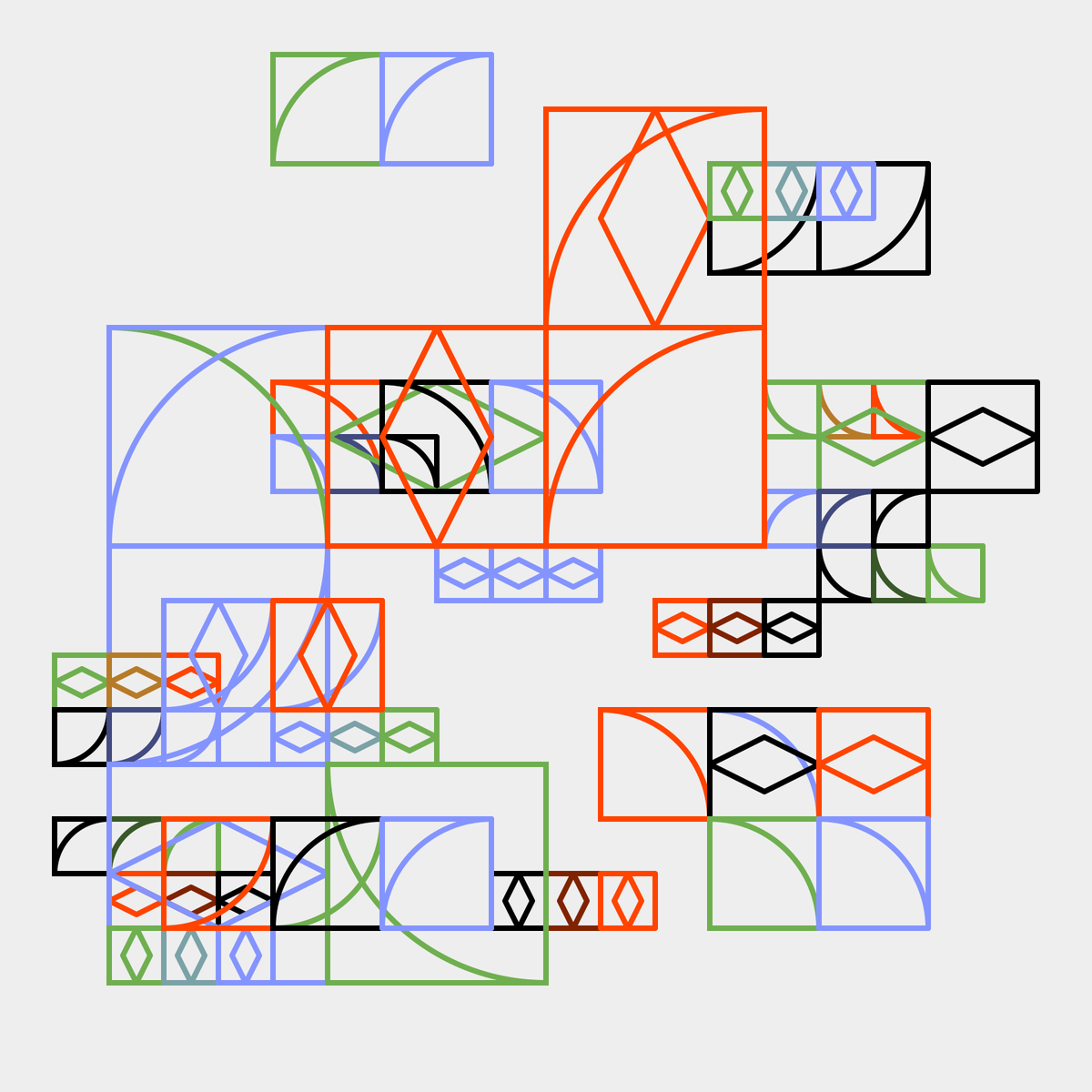 sasj_nl's tweet image. Geometric Shapes / 260401
#p5js 
#generative 
#creativecoding