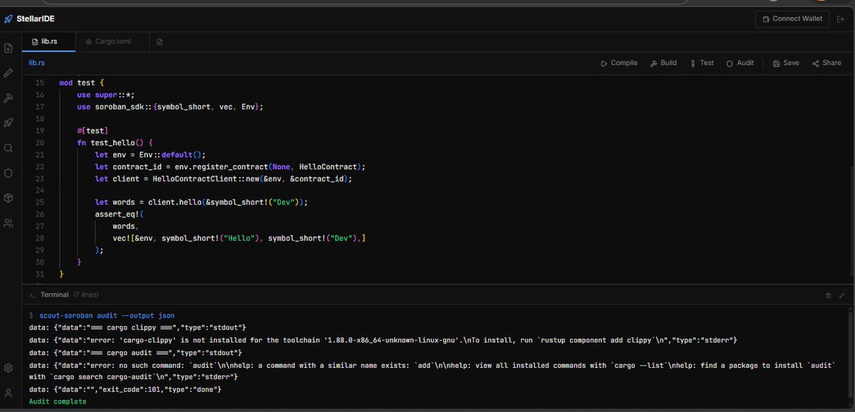 Stellar IDE tweet media